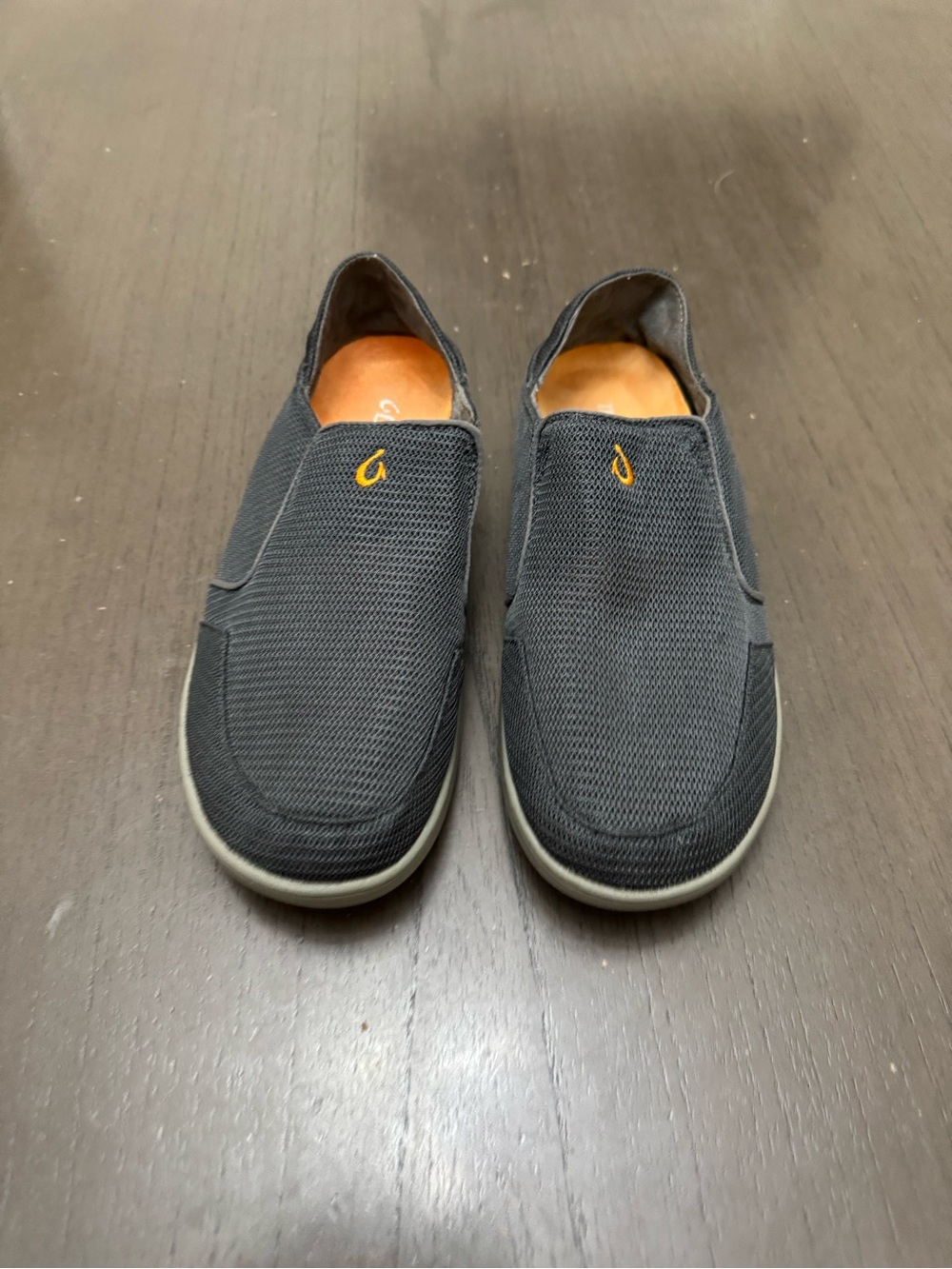 Olukai Nohea Dark Shadow Slip On Loafer Mesh Casual Sneaker Size 8.5 M
